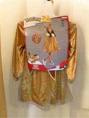NWT Children’s Pokemon Eevee Halloween Costume SIZE SMALL 4-6X